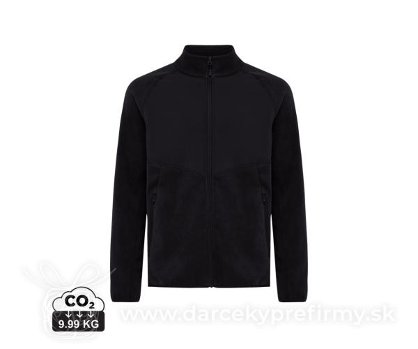 Micro fleece bunda na zips IQONIQ Talung z rec. polyesteru