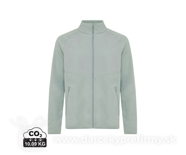 Micro fleece bunda na zips IQONIQ Talung z rec. polyesteru