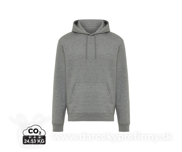 IQONIQ Joshua Unisex mikina s kapucňou z rec. bavlny