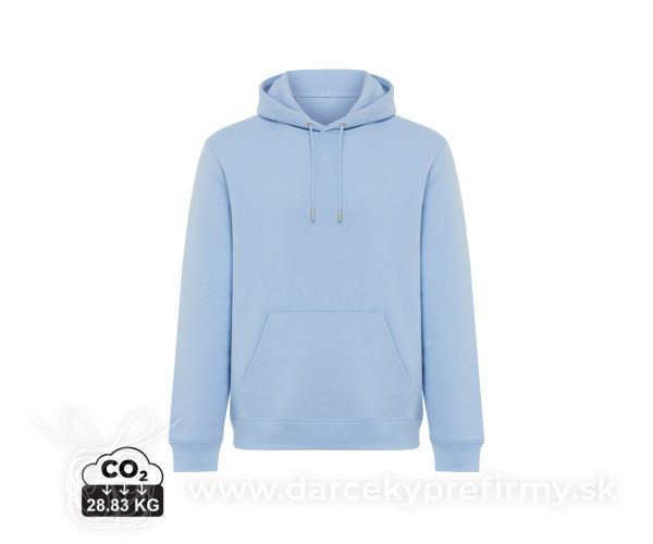 IQONIQ Joshua Unisex mikina s kapucňou z rec. bavlny