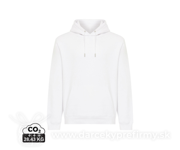 IQONIQ Joshua Unisex mikina s kapucňou z rec. bavlny