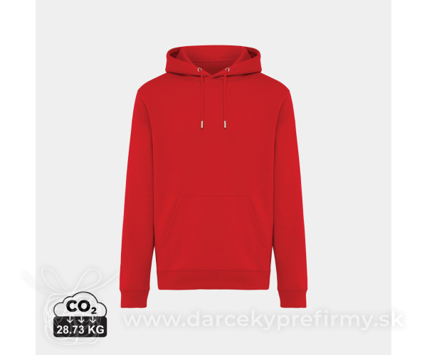 IQONIQ Joshua Unisex mikina s kapucňou z rec. bavlny