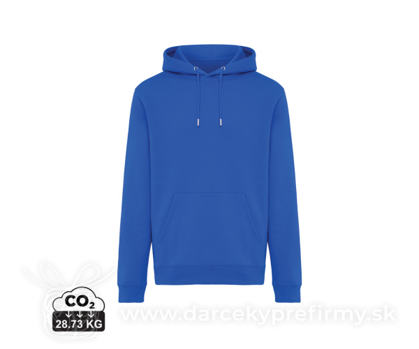 IQONIQ Joshua Unisex mikina s kapucňou z rec. bavlny