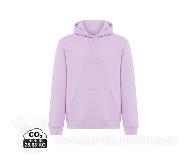 IQONIQ Joshua Unisex mikina s kapucňou z rec. bavlny