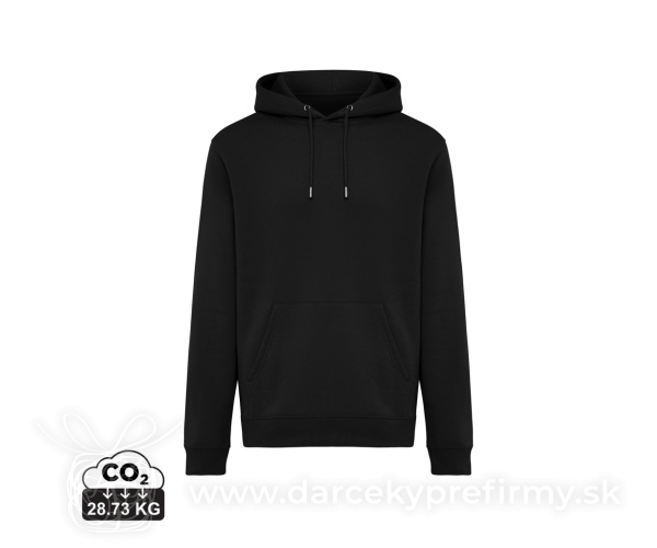 IQONIQ Joshua Unisex mikina s kapucňou z rec. bavlny