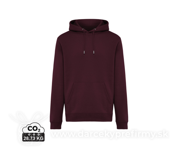 IQONIQ Joshua Unisex mikina s kapucňou z rec. bavlny