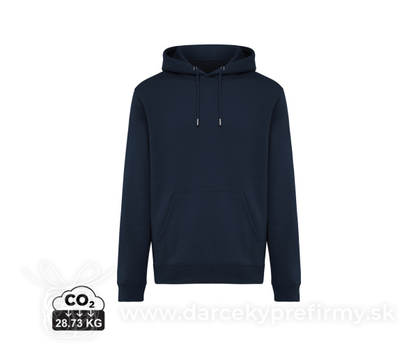 IQONIQ Joshua Unisex mikina s kapucňou z rec. bavlny