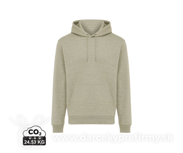 IQONIQ Joshua Unisex mikina s kapucňou z rec. bavlny