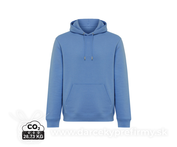IQONIQ Joshua Unisex mikina s kapucňou z rec. bavlny