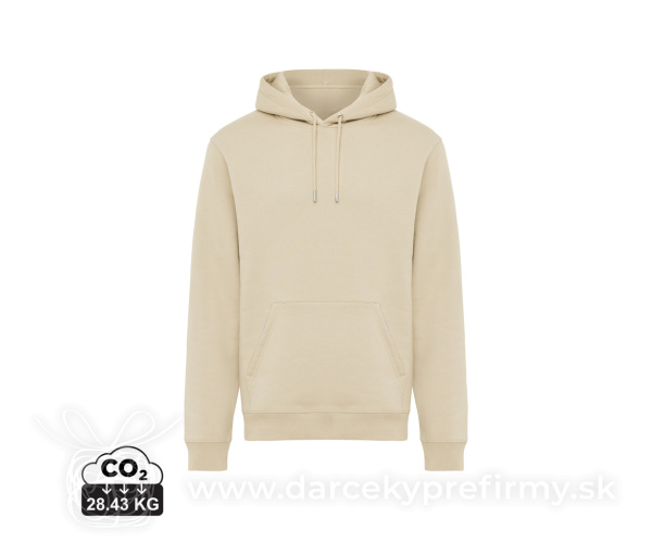 IQONIQ Joshua Unisex mikina s kapucňou z rec. bavlny