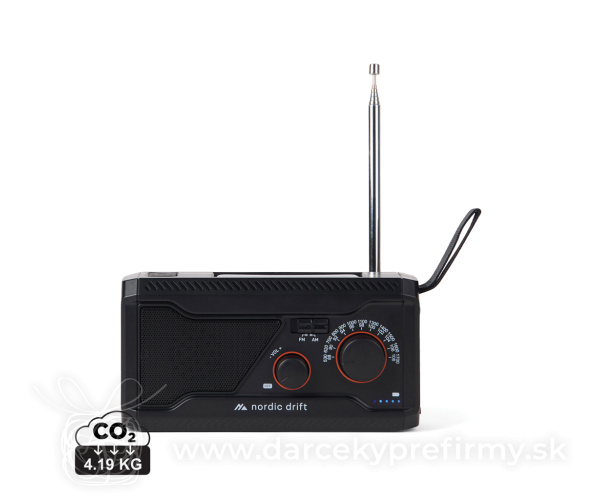 Nordic Drift Titan IPX4 multifunkčné rádio 4000 mAh