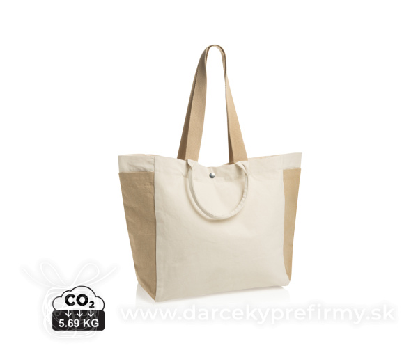 BEAU AWARE™ všestr. shopper taška z 400 gsm recykl. plátna
