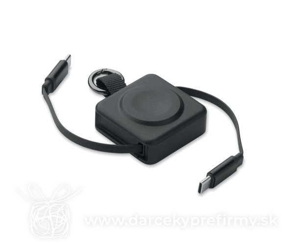 SKILFUL - Sťahovateľný 100 W kábel USB-C