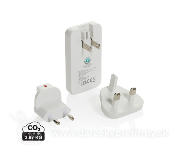 Fluxo RCS 65W plochá GaN nabíjačka s univerz.i konektormi