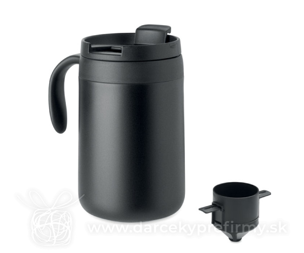 CAFETITO - Termohrnček s filtrom na kávu
