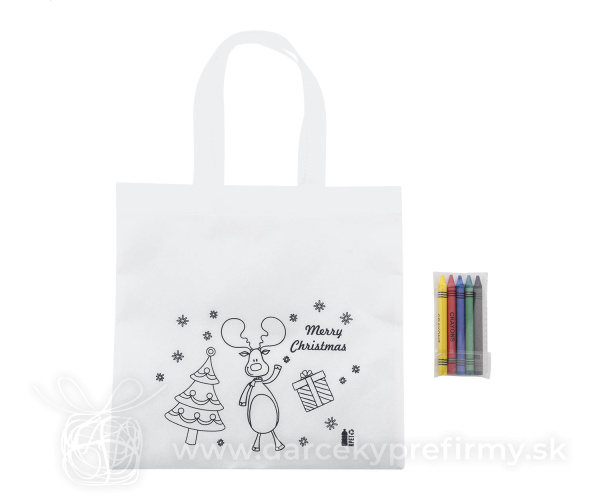 Julfar Shop - vianočná taška na vyfarbenie