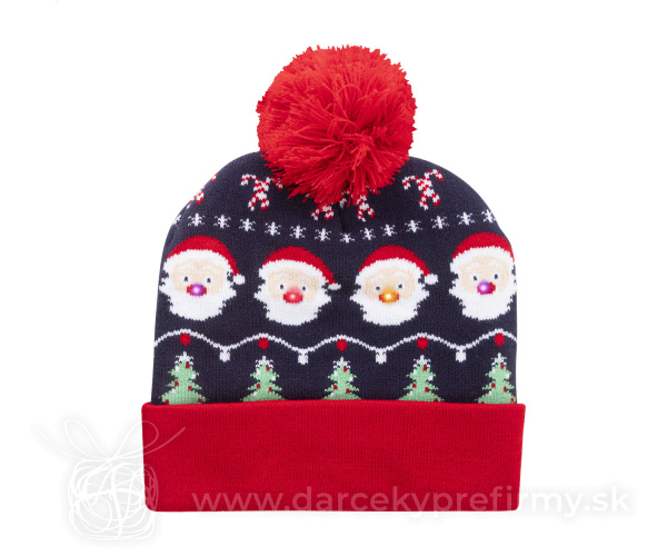 Norrsken - Vianočná LED zimná čiapka, Santa Claus