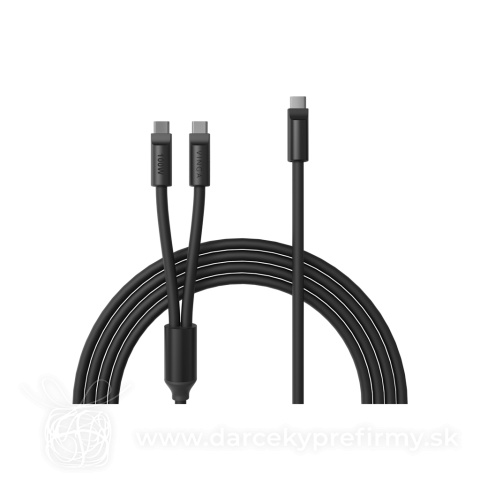 Obrázok produktu VINGA Baltimore silikónový multi nabíjací kábel (C+2C)