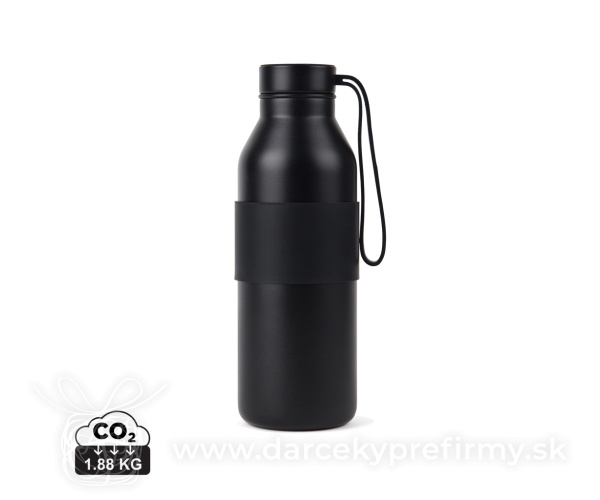 VINGA Niro RCS nerezová fľaša so silikónovým úchytom 500 ml