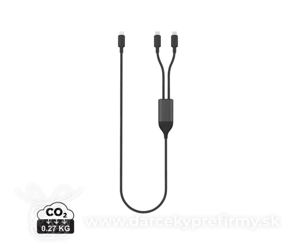 Terra 100W RCS kábel s duálnym USB-C výstupom