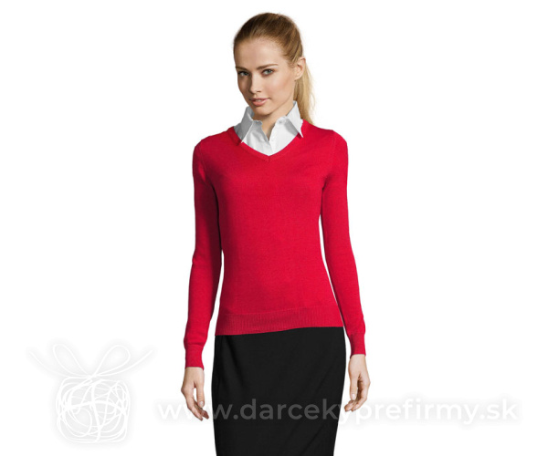 GALAXY WOMEN - GALAXY WOMEN V-NECK SWEATER