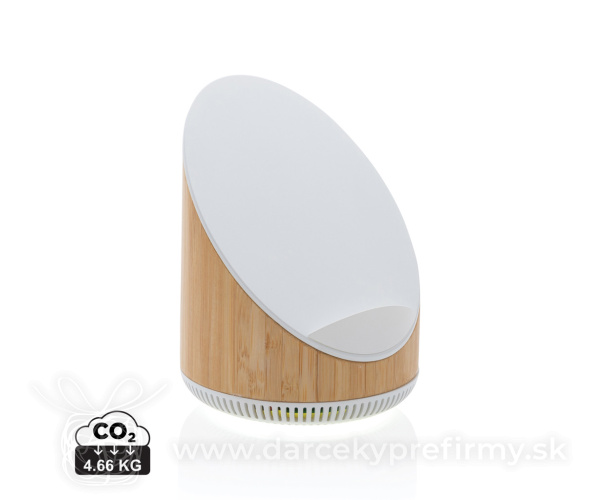 Bambusový reproduktor Ovate 5W s bezdrôtovou nabíjačkou 15W