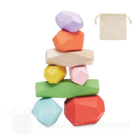Obrázok produktu DOLMEN - 8 drevených kameňov vo vrecku