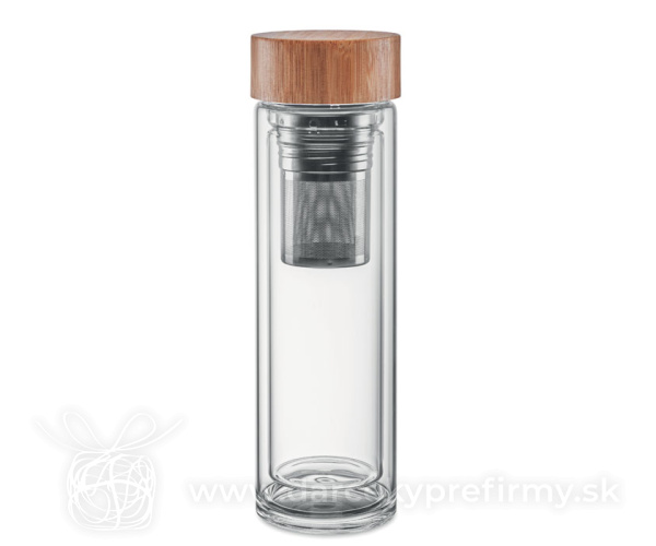BATUMI GLASS - Dvojstenná sklenená fľaša