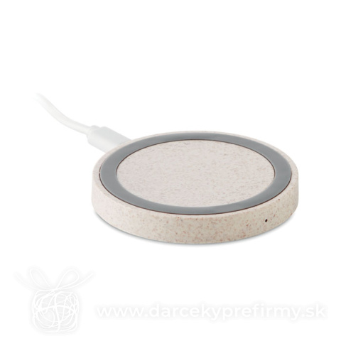 Obrázok produktu PLATO+ - Bezdrôtová nabíjačka, slama/ABS
