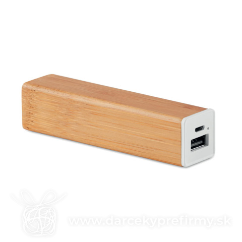 Obrázok produktu POWERBAM - Powerbank 2200 mAH - bambus