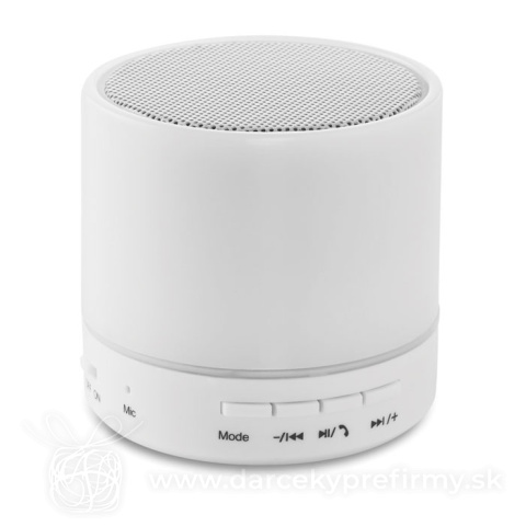 Obrázok produktu ROUND WHITE - Bezdrôtový reproduktor LED
