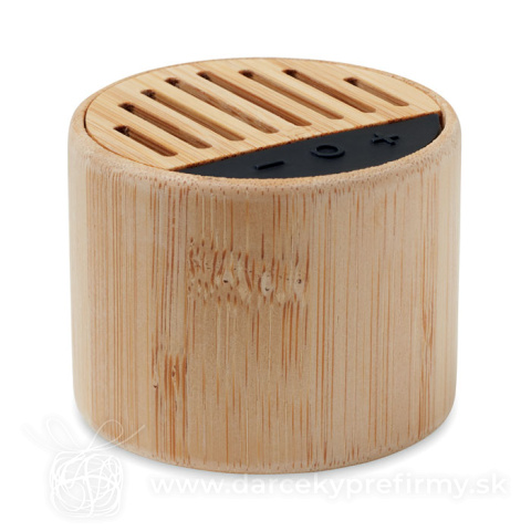 Obrázok produktu ROUND LUX - Bezdrôtový reproduktor Bamboo.
