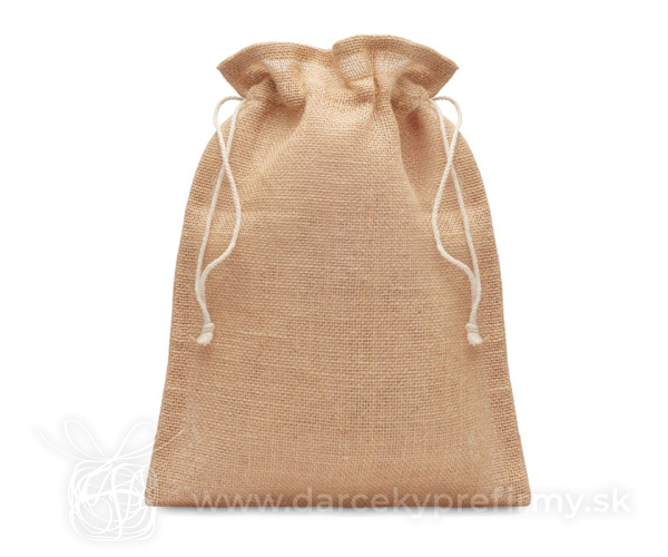 JUTE SMALL - Malé jutové darčekové vrecko
