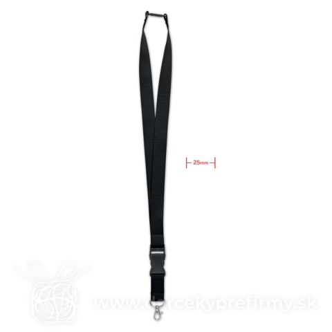 Obrázok produktu WIDE LANY - 25 mm krúžok na kľúče s karabínou