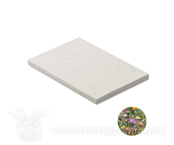 SEED BOOK - Poznámkový blok A5, semená v zakladačoch