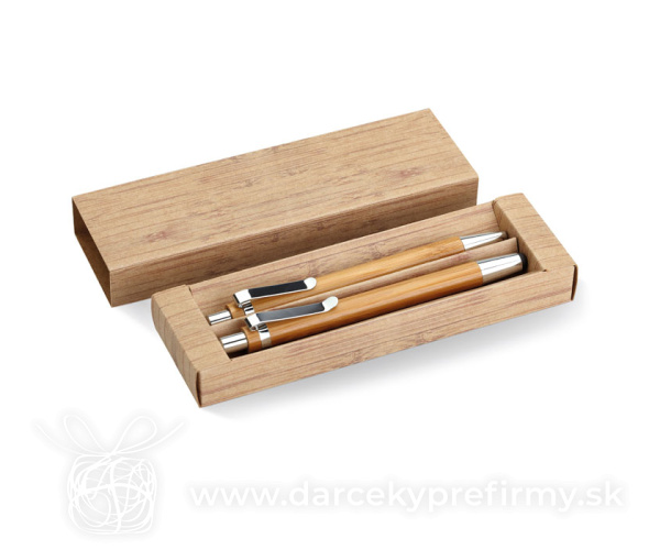 BAMBOOSET - Súprava bambusového pera a ceruzky.