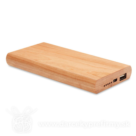 Obrázok produktu ARENAPOWER - Powerbank 4000 mAh, bambus