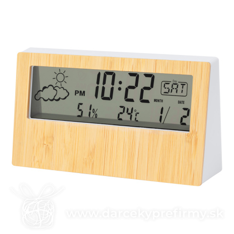 Obrázok produktu Roamer - bambusová meteorologická stanica