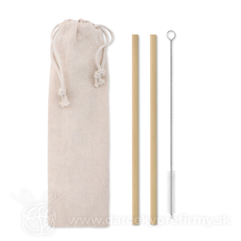 Obrázok produktu NATURAL STRAW - Bambusová slama s kefou