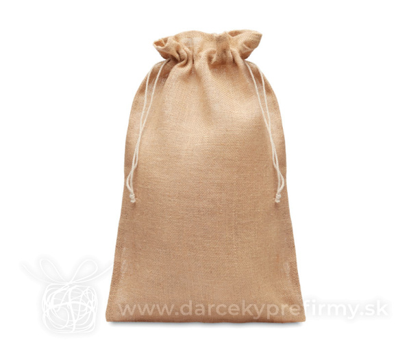JUTE LARGE - Veľká jutová darčeková taška
