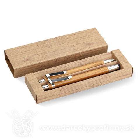 Obrázok produktu BAMBOOSET - Súprava bambusového pera a ceruzky.