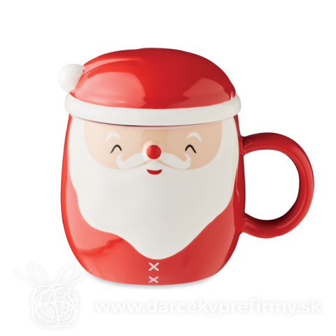 Obrázok produktu SANTA - Vianočný hrnček s viečkom 370 ml
