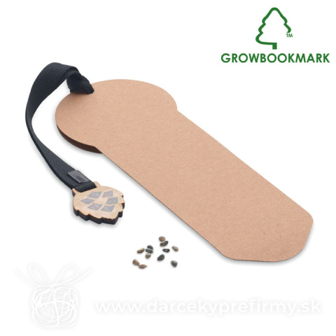 Obrázok produktu GROWBOOKMARK™ - Záložka do knihy z borovice