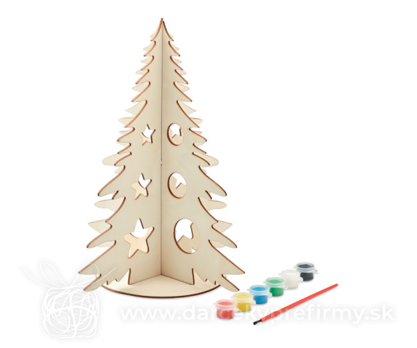 TREE AND PAINT - Vianočný stromček na vyfarbenie