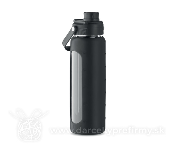 KEILA - Sklenená fľaša s puzdrom 750 ml