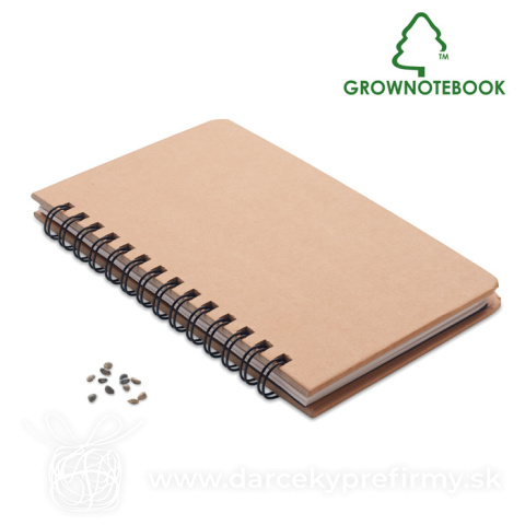 Obrázok produktu GROWNOTEBOOK™ - Zápisník z borovice