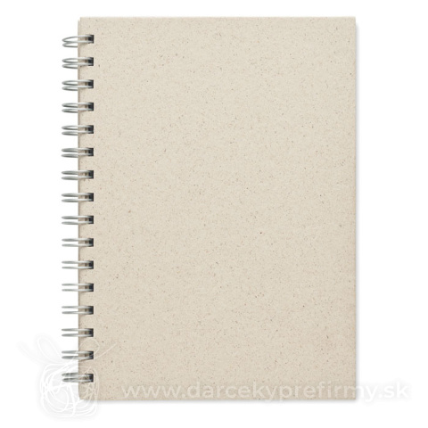 Obrázok produktu GRASS BOOK - Krúžkový zápisník A5 z trávy