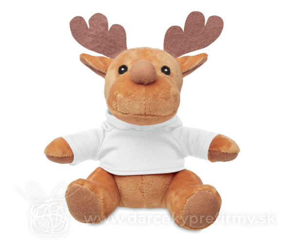 RUDOLPH - Plyšový sob s kapucňou
