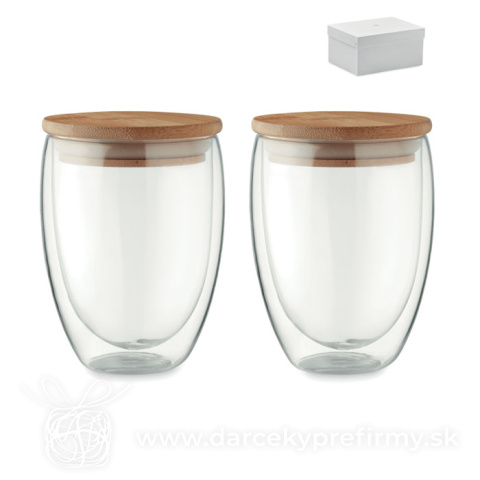 Obrázok produktu TIRANA SET - Sada 2 pohárov 350 ml v krabici