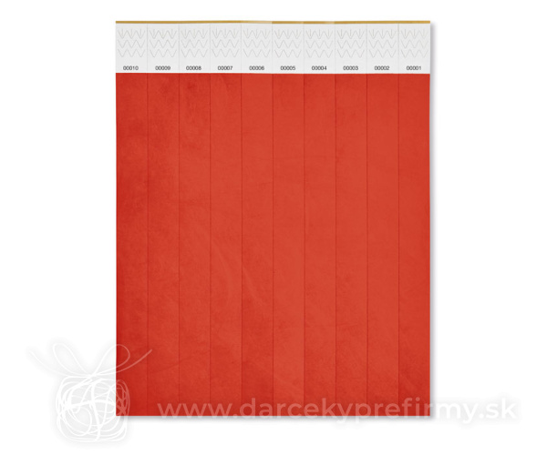  TYVEK - Náramok pre účastníkov podujatia